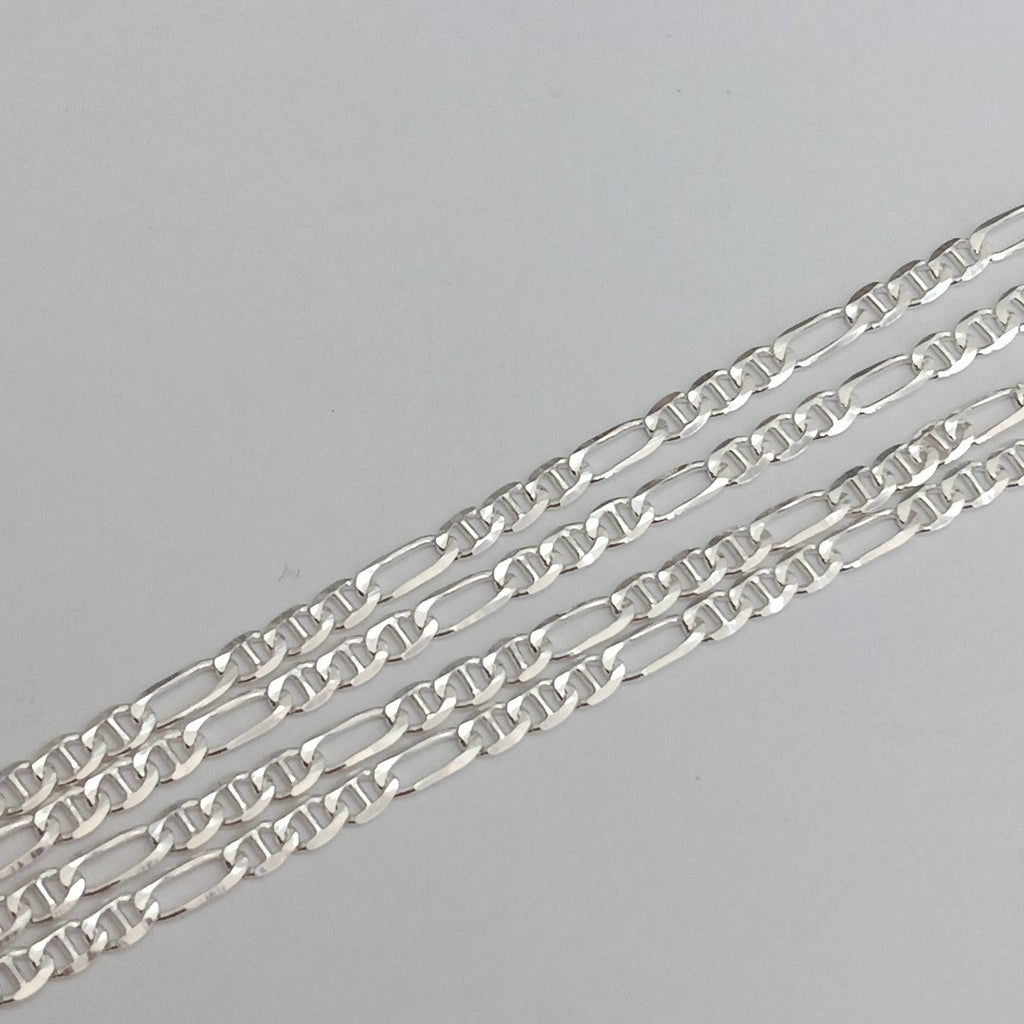 CADENA TEJIDO MARINERO PLATA .925 55 CM 6.9 GR (NUEVO)