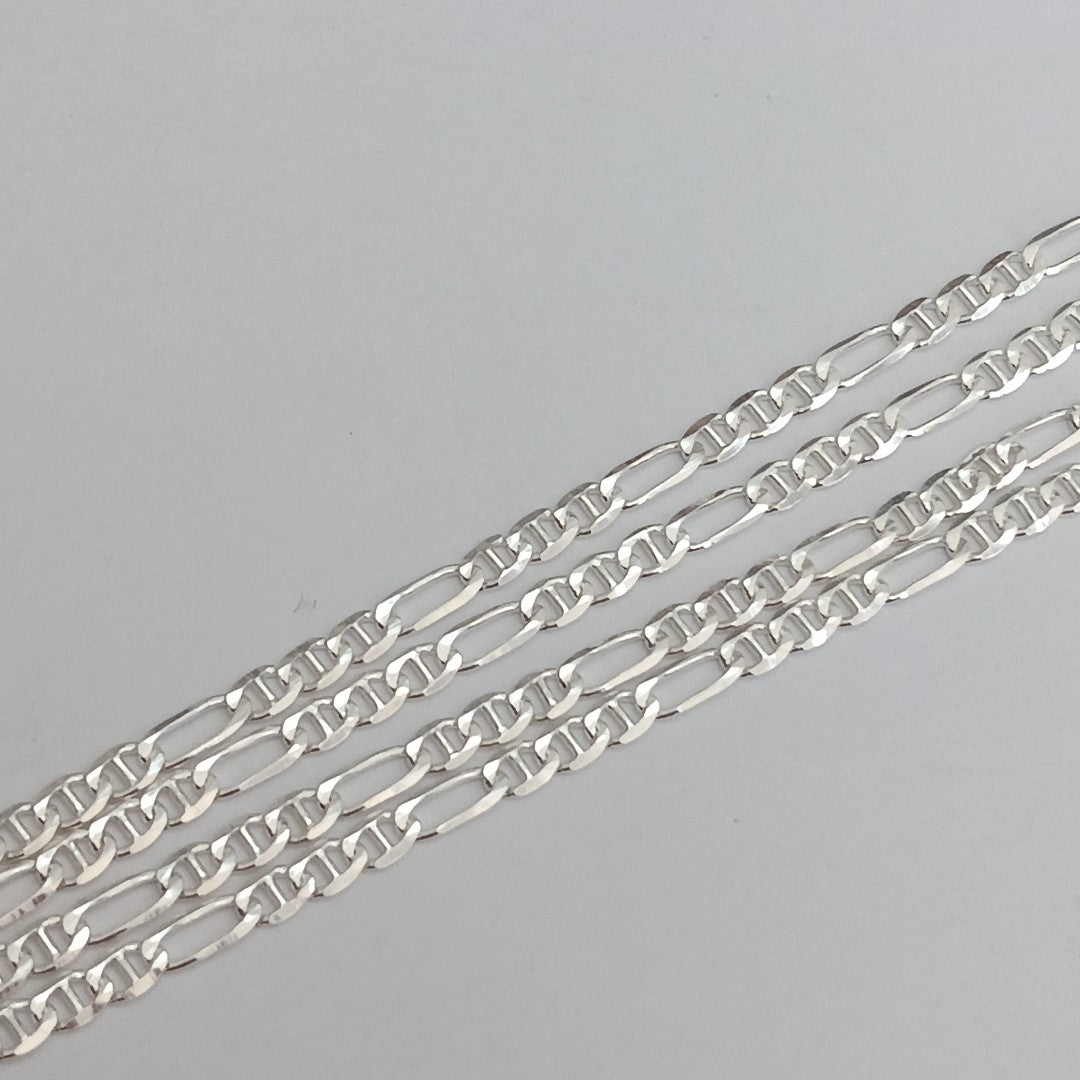 CADENA TEJIDO MARINERO PLATA .925 55 CM 6.9 GR (NUEVO)