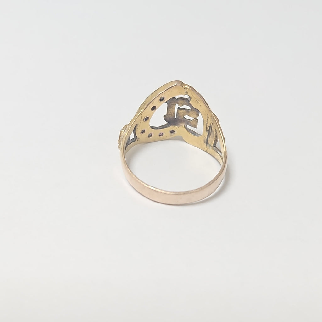 ANILLO CONMEMORATIVO ORO 8 K 2,70 GRMS (SEMINUEVO)