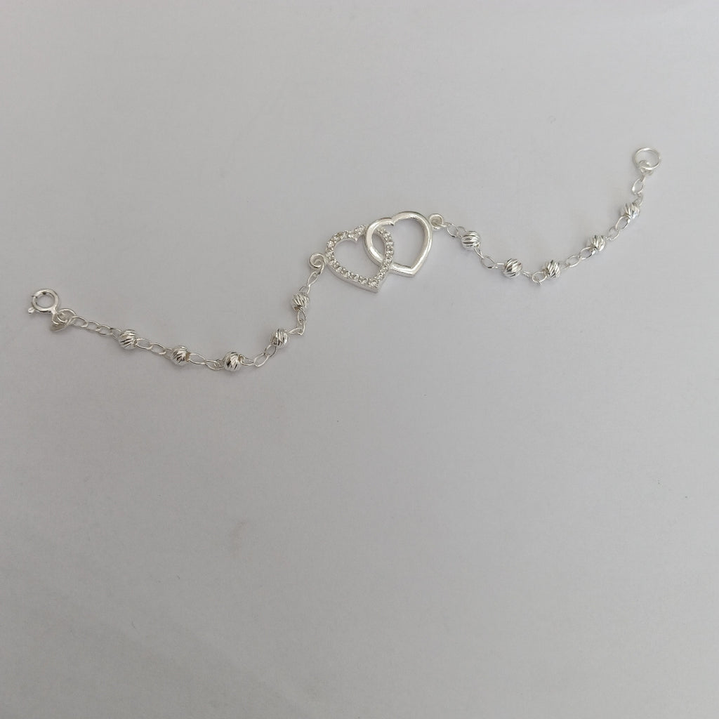 PULSERA TEJIDO TEJIDO ESPECIAL PLATA .925 18 CM 4 GR (NUEVO)