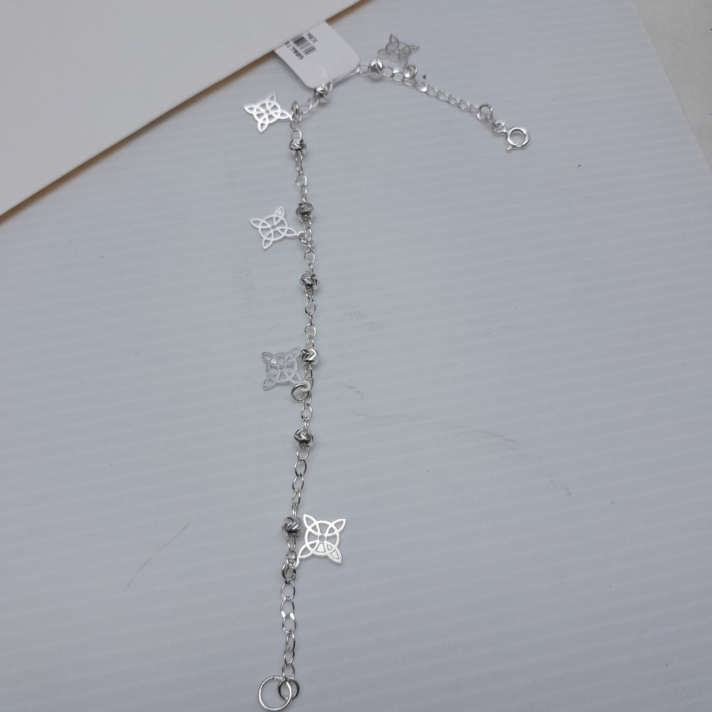 PULSERA TEJIDO ESPECIAL PLATA .925 18 CM 3.2 GR (NUEVO)