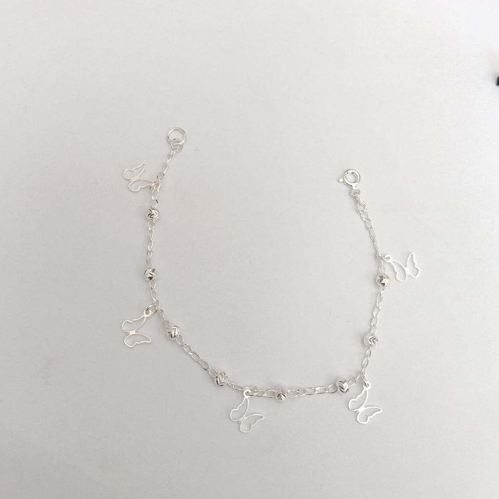 PULSERA TEJIDO ESPECIAL PLATA .925 18 CM 2.8 GR (NUEVO)