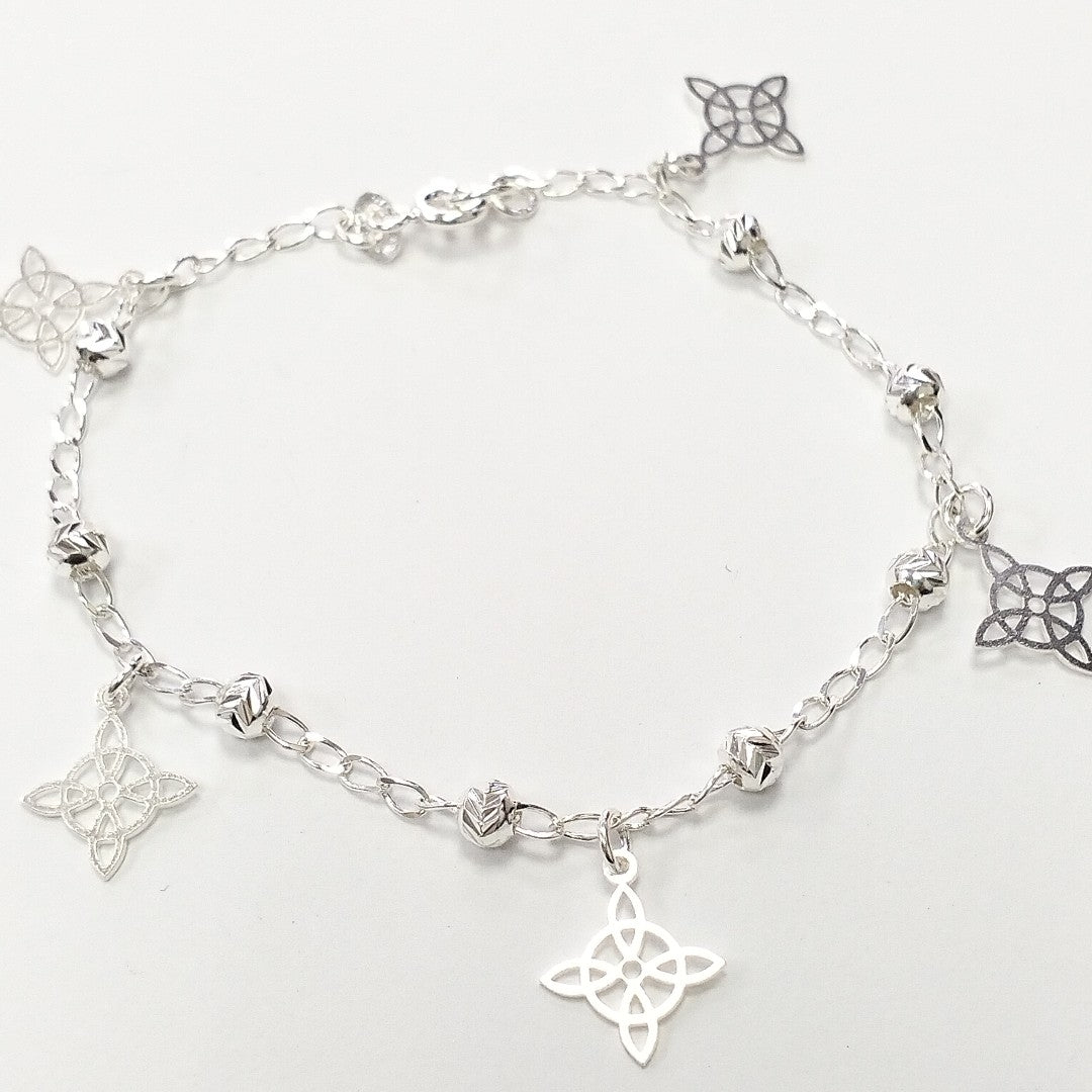 PULSERA TEJIDO ESPECIAL PLATA .925 18 CM 3.1 GR (NUEVO)
