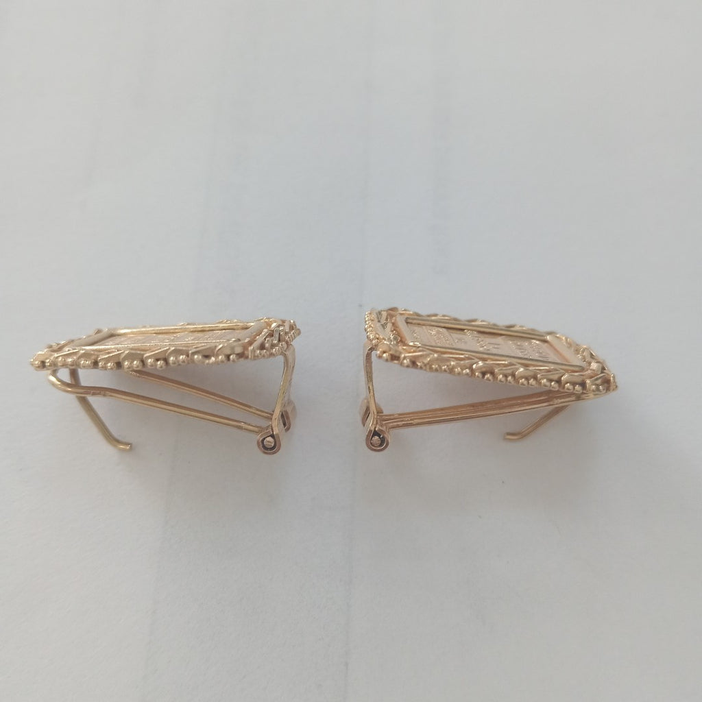 ARETES PAR ORO 10 K 7.2 GRMS (SEMINUEVO)
