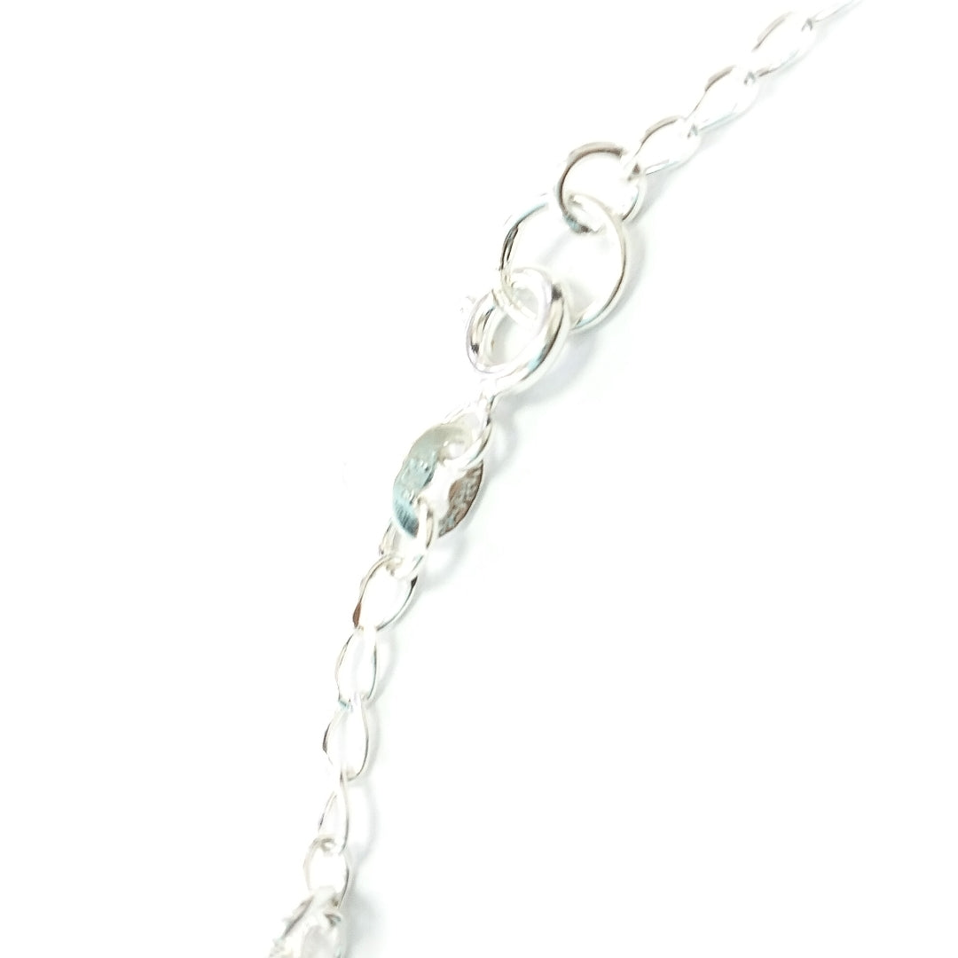 PULSERA TEJIDO ESPECIAL PLATA .925 18 CM 3.1 GR (NUEVO)