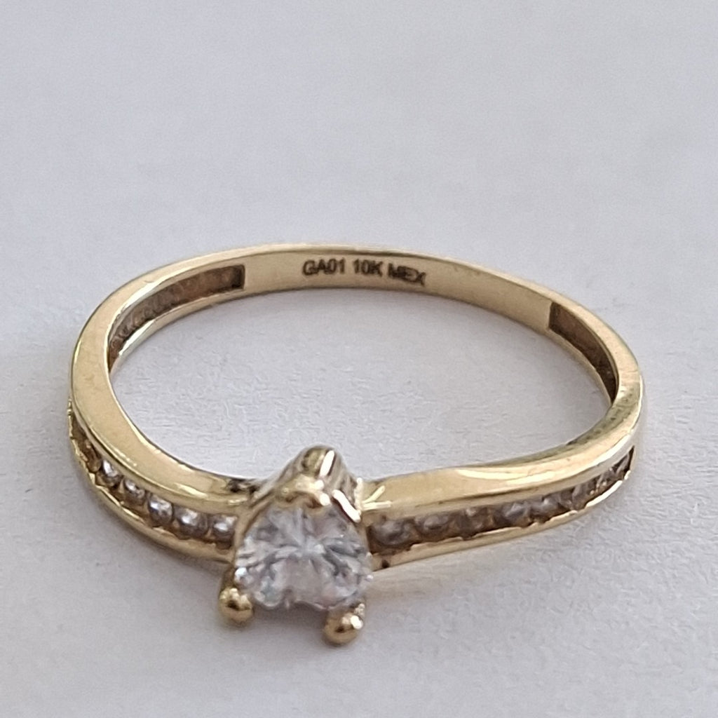 ANILLO ORO 10 K 1,20 GRMS (SEMINUEVO)