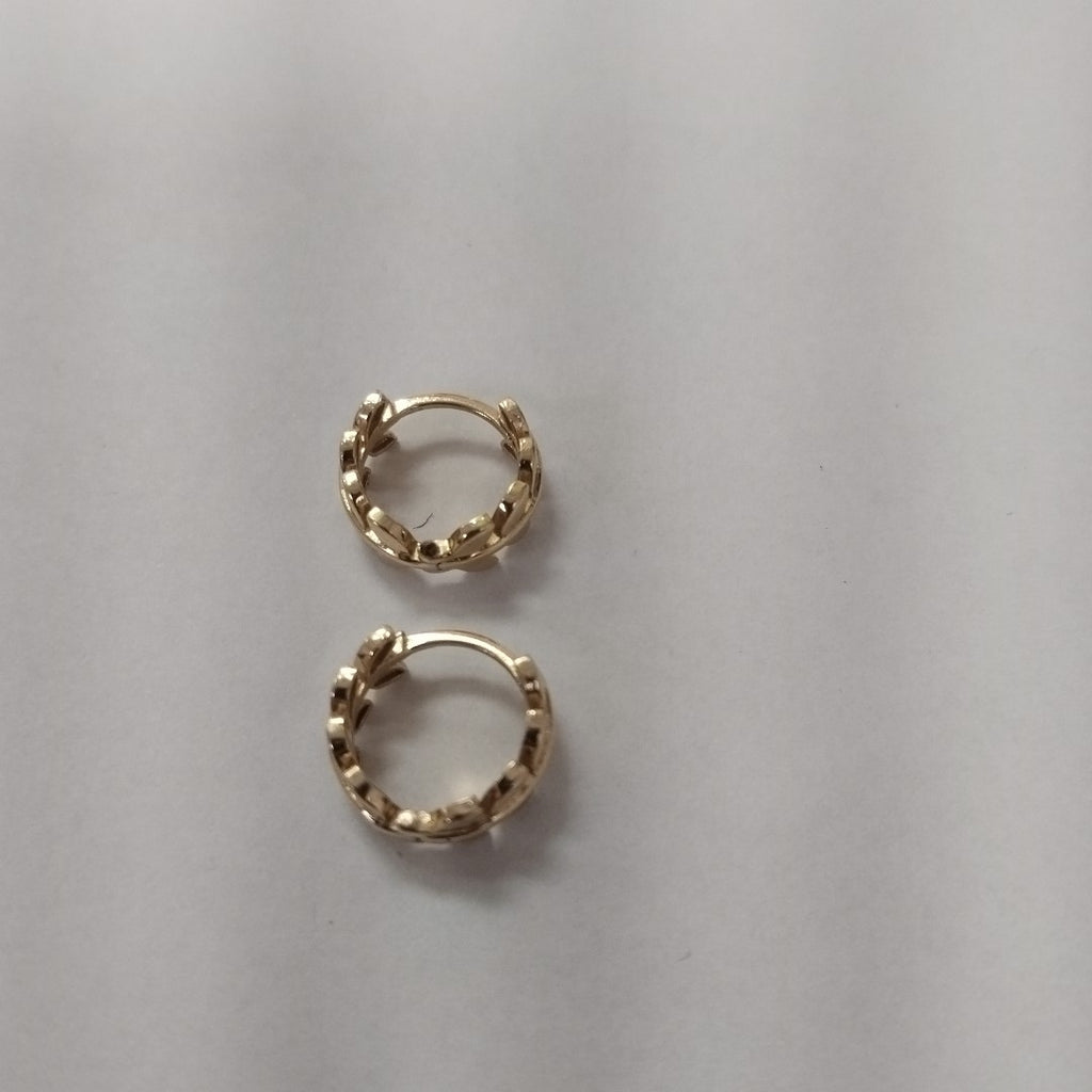 ARRACADAS PAR ORO 14 K 2.4 GRMS (SEMINUEVO)