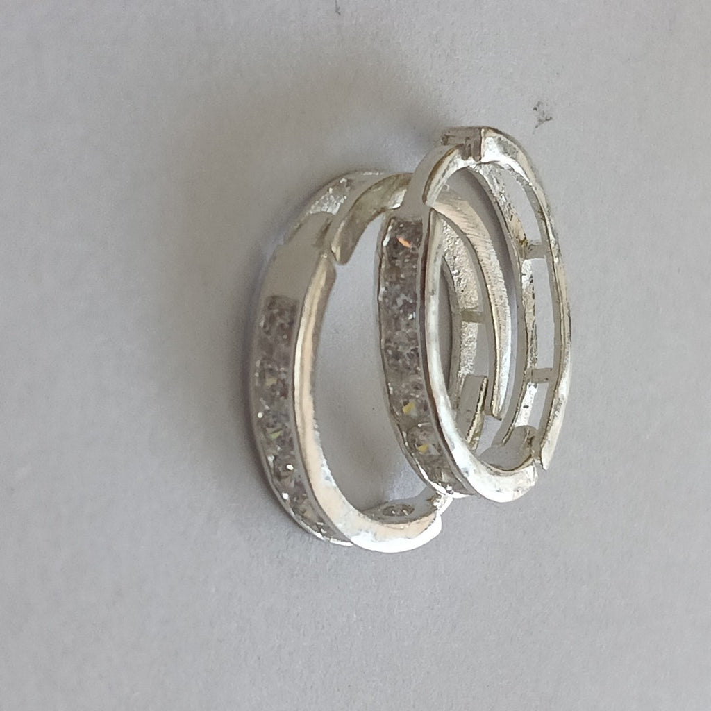 ARRACADAS C/CIRCONIAS PLATA .925 2.1 GR (NUEVO)