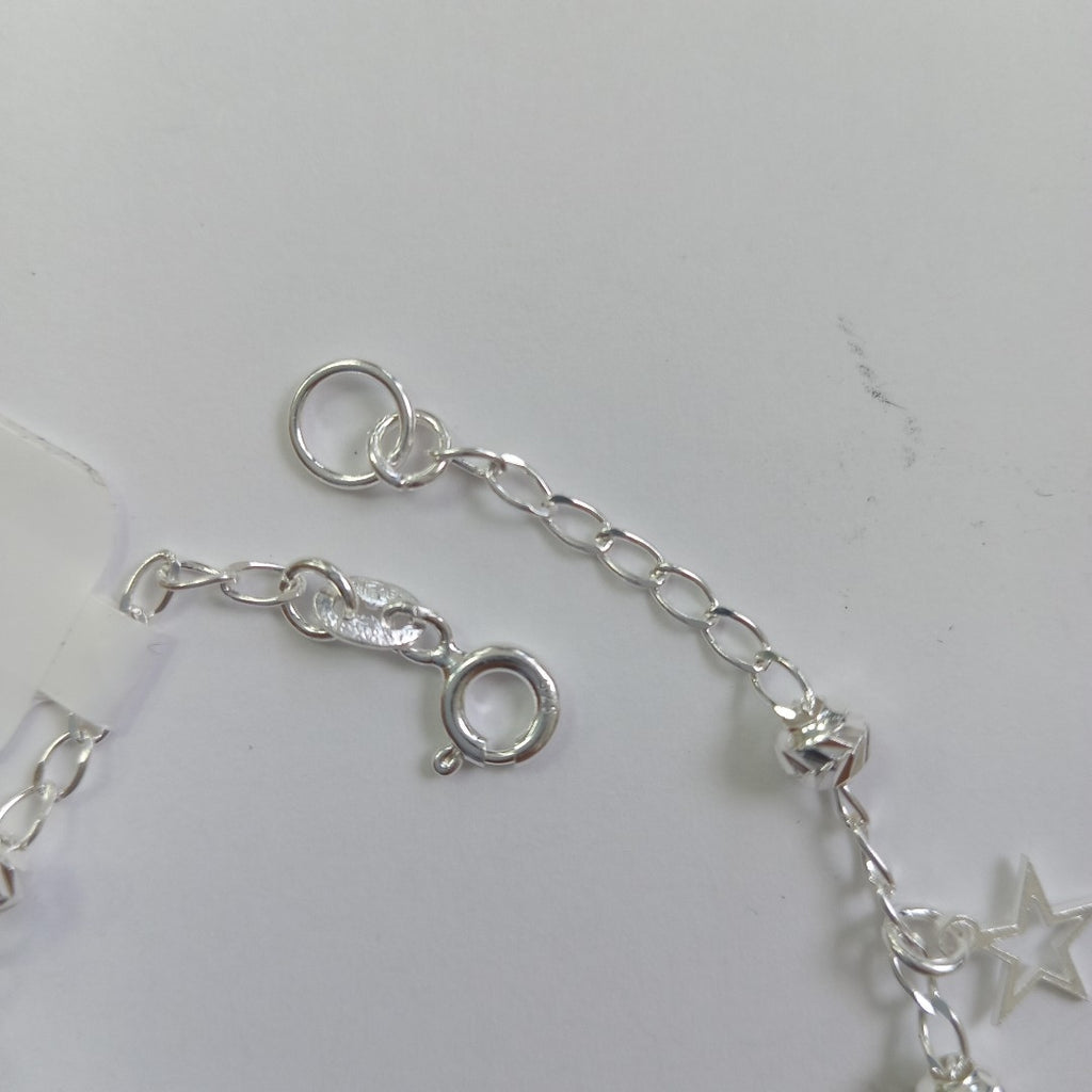 PULSERA TEJIDO ESPECIAL PLATA .925 18 CM 3.1 GR (NUEVO)