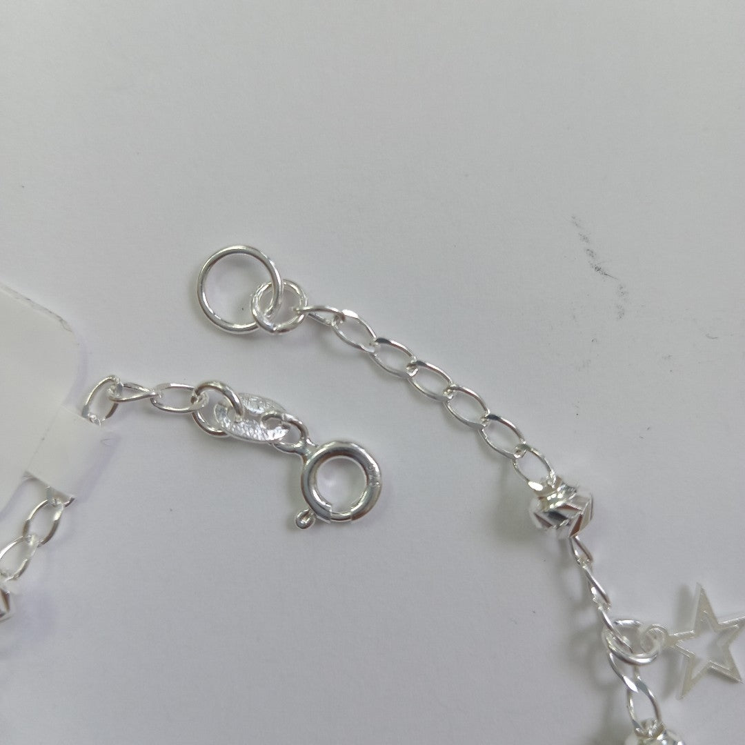 PULSERA TEJIDO ESPECIAL PLATA .925 18 CM 3.1 GR (NUEVO)
