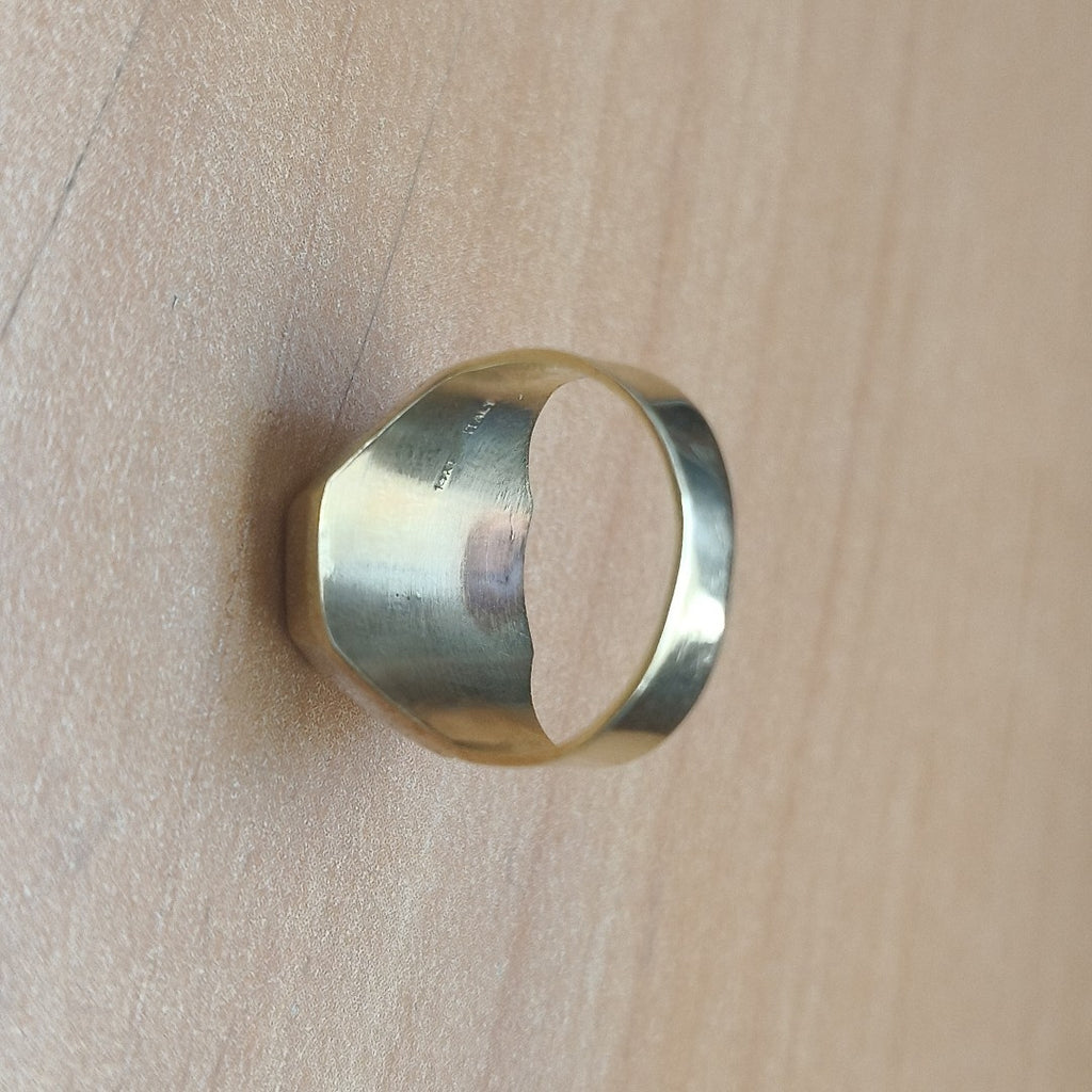 ANILLO ORO 14 K 4.3 GRMS (SEMINUEVO)