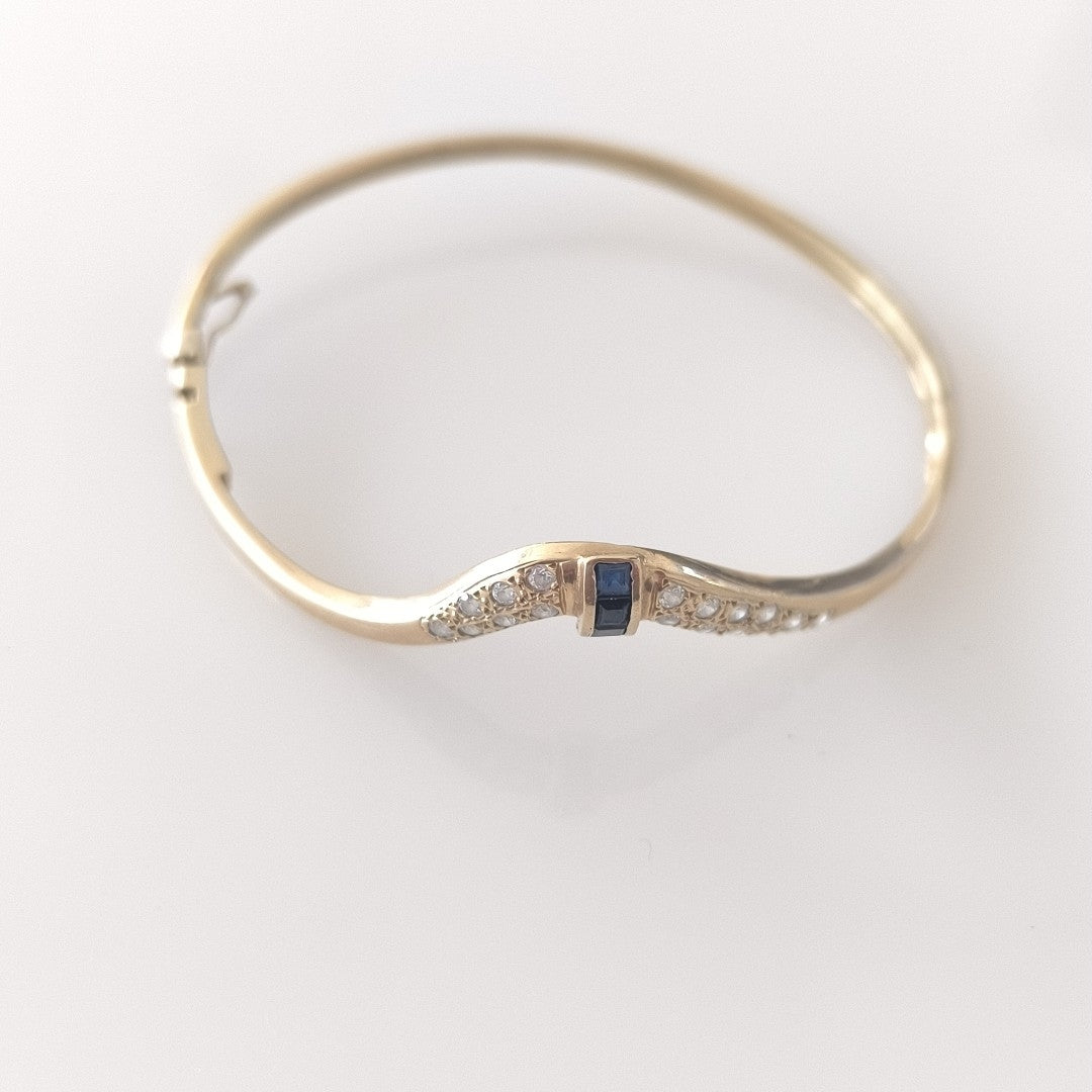 PULSERA RIGIDA ORO 10 K 8,80 GRMS (SEMINUEVO)