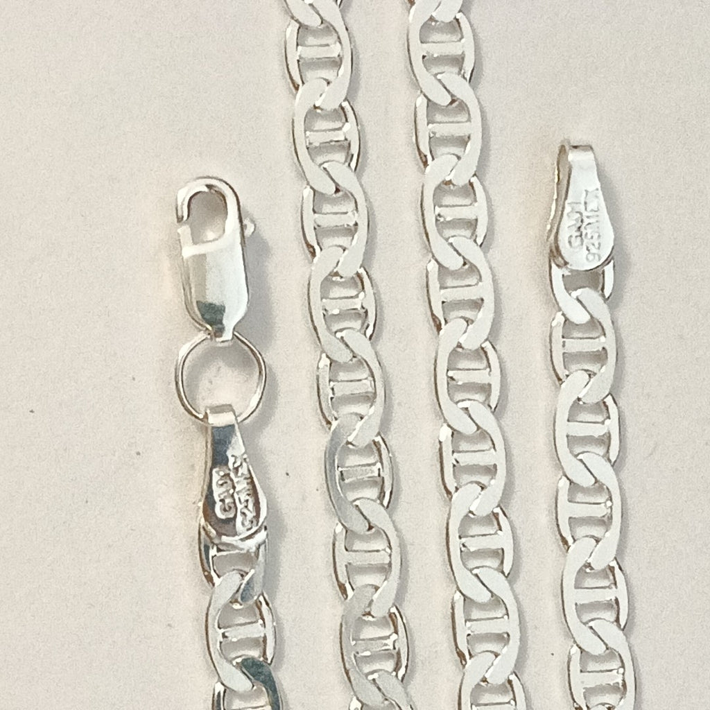 CADENA TEJIDO GUCHI PLATA .925 55 CM 12.9 GR (NUEVO)
