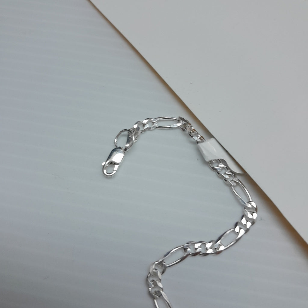 PULSERA TEJIDO 3X1 PLATA .925 18 CM 2.9 GR (NUEVO)
