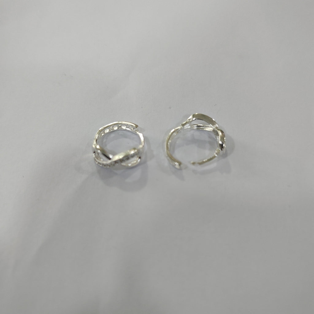 HUGGIES INFINITO CIRCONIAS PLATA .925 2.4 GR (NUEVO)