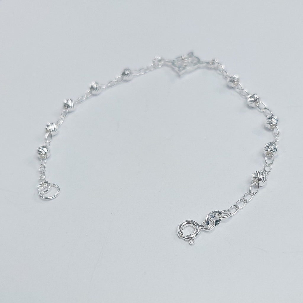 PULSERA TEJIDO ESPECIAL PLATA .925 18 CM 2.9 GR (NUEVO)