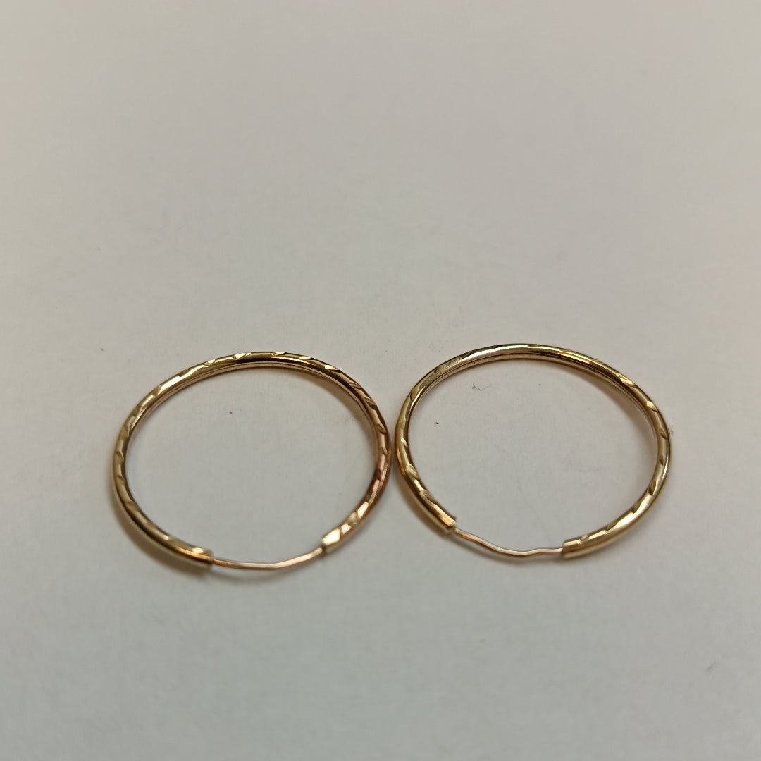 ARRACADAS PAR ORO 10 K 0.8 GRMS (SEMINUEVO)