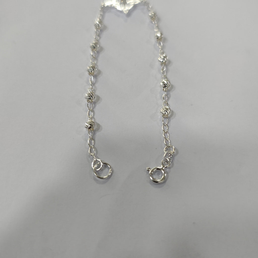 PULSERA TEJIDO ESPECIAL PLATA .925 18 CM 2.8 GR (NUEVO)
