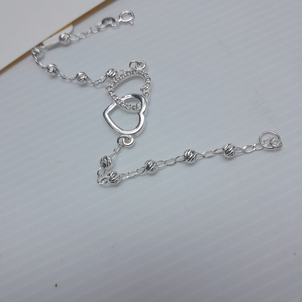 PULSERA TEJIDO TEJIDO ESPECIAL PLATA .925 18 CM 4.1 GR (NUEVO)