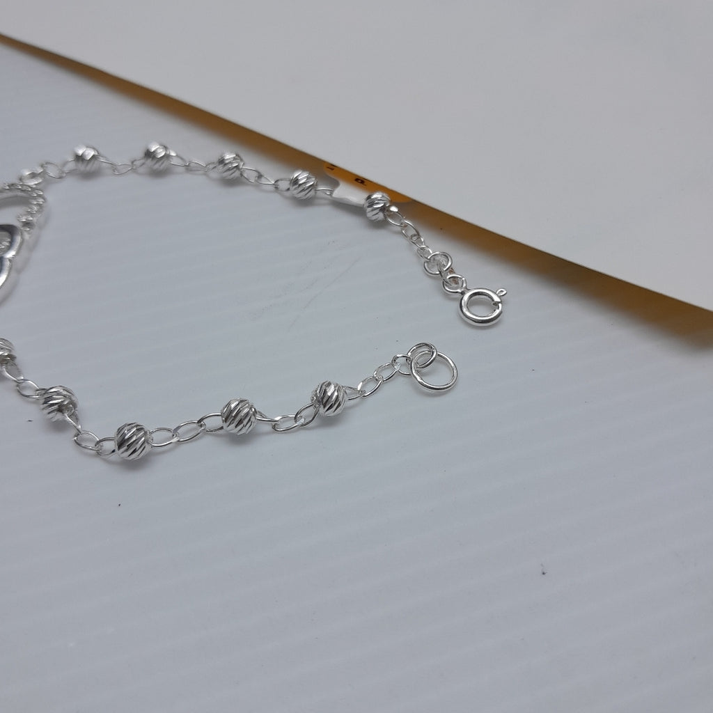 PULSERA TEJIDO TEJIDO ESPECIAL PLATA .925 18 CM 4.1 GR (NUEVO)
