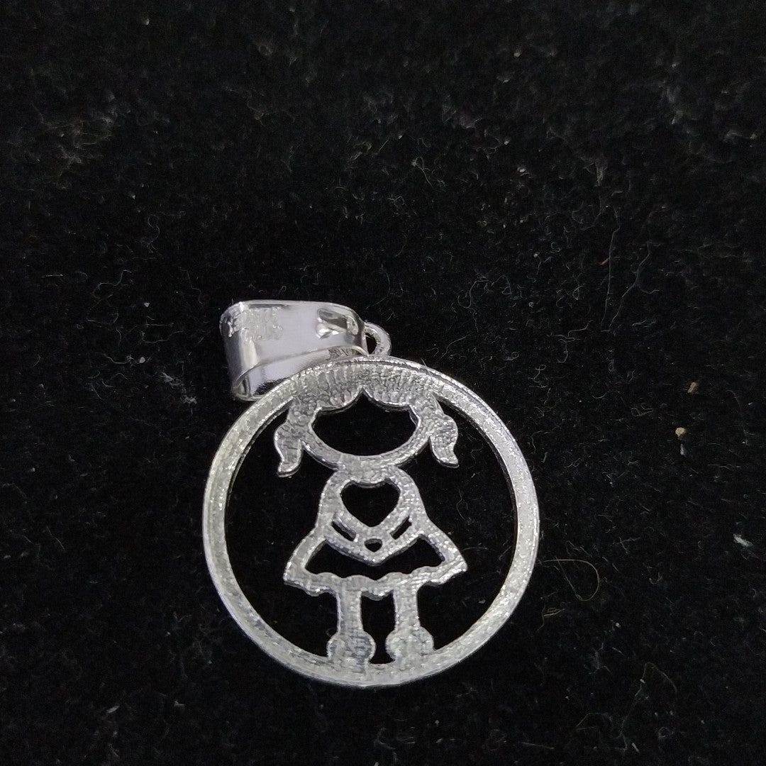 DIJE NIÑA PLATA .925 1.7 GR (NUEVO)