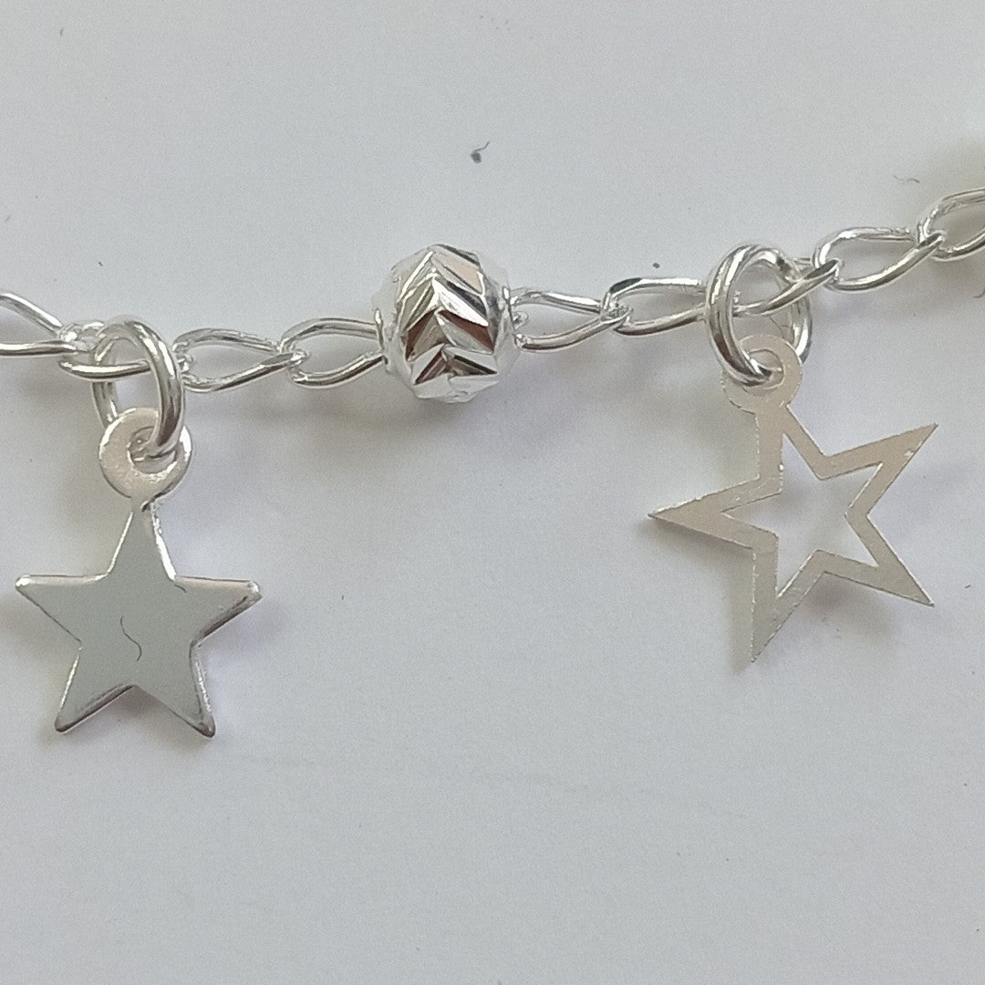 PULSERA TEJIDO ESPECIAL PLATA .925 18 CM 3.1 GR (NUEVO)