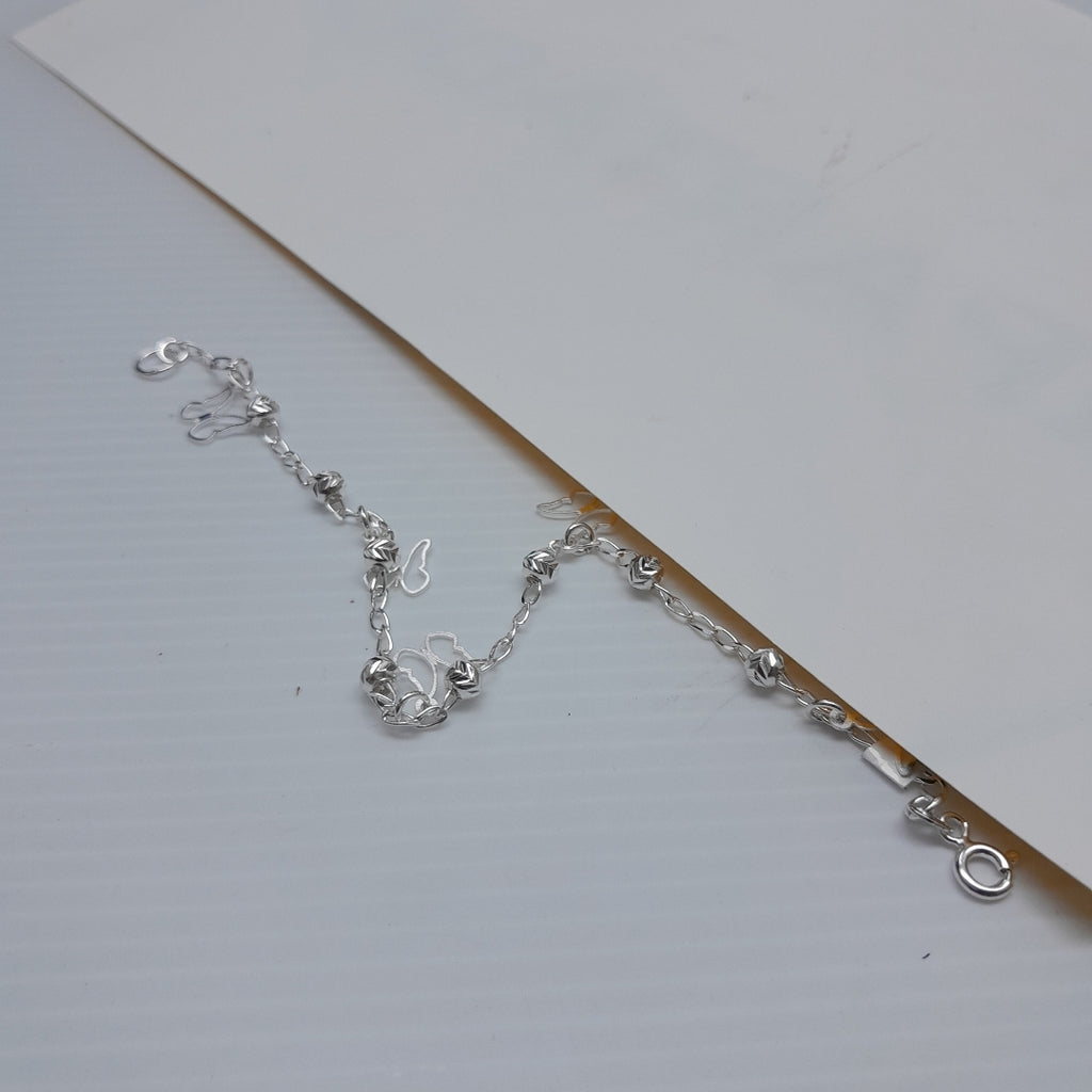PULSERA TEJIDO ESPECIAL PLATA .925 18 CM 2.8 GR (NUEVO)