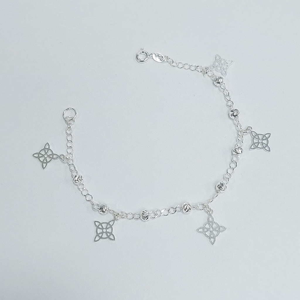 PULSERA TEJIDO ESPECIAL PLATA .925 18 CM 3.2 GR (NUEVO)