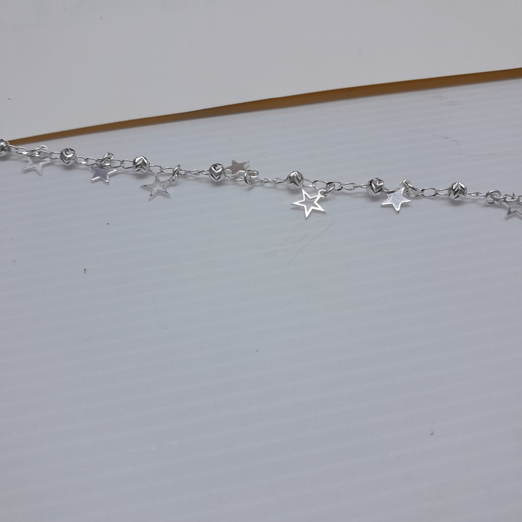 PULSERA TEJIDO ESPECIAL PLATA .925 18 CM 3.1 GR (NUEVO)