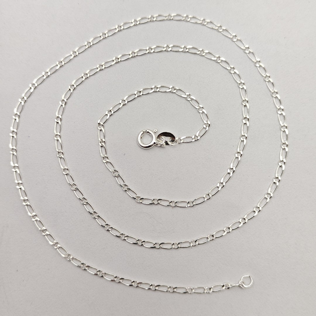 CADENA TEJIDO 1X1 PLATA .925 55 CM 3.3 GR (NUEVO)