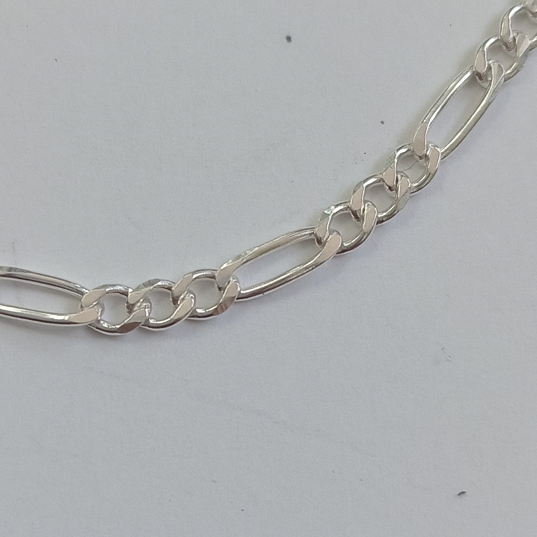PULSERA TEJIDO 3X1 PLATA .925 21 CM 1.8 GR (NUEVO)