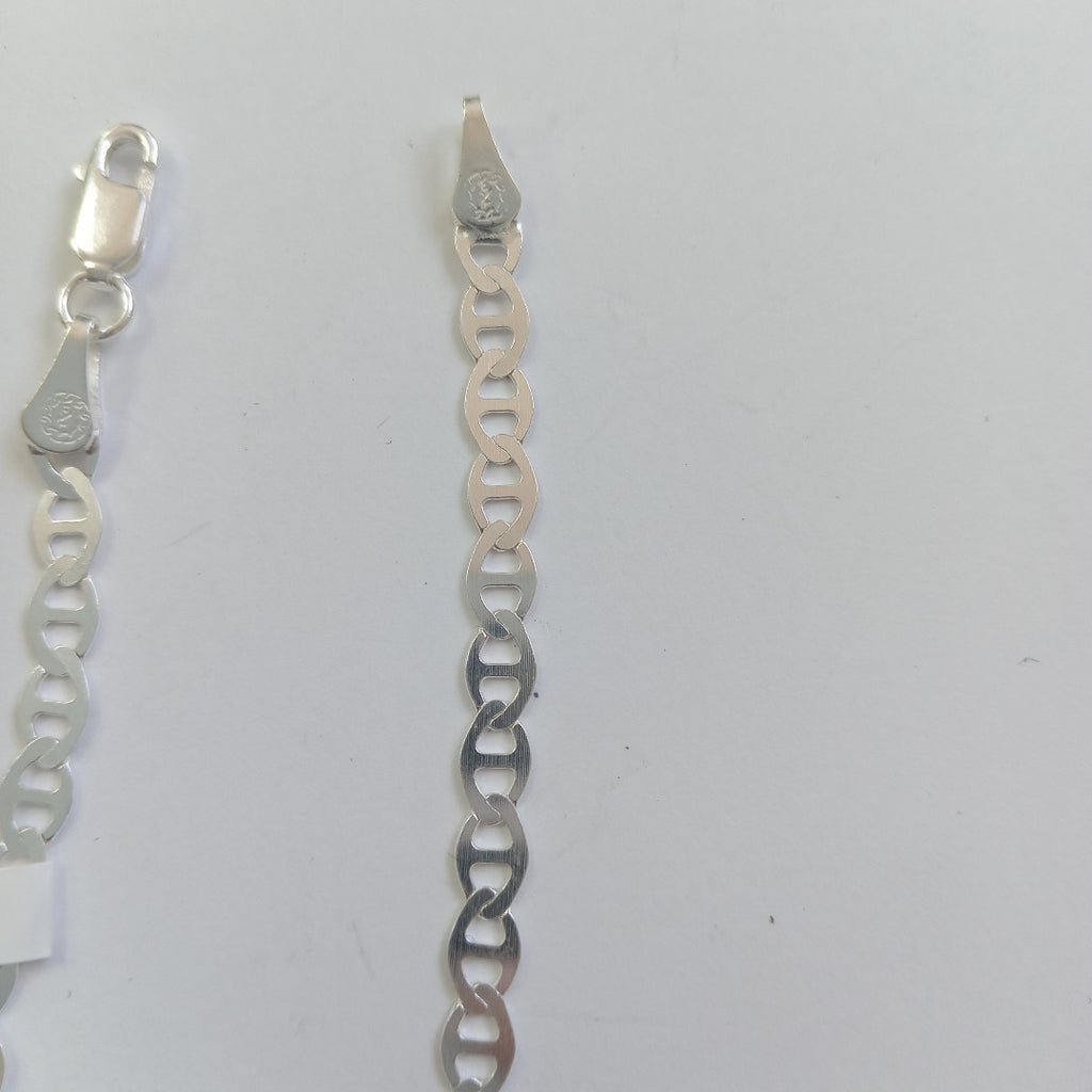 PULSERA TEJIDO GUCHI PLATA .925 18 CM 2.6 GR (NUEVO)
