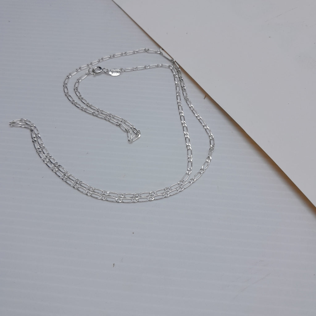 CADENA TEJIDO 1X1 PLATA .925 55 CM 2.9 GR (NUEVO)