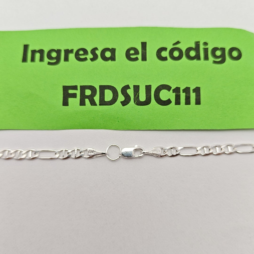 CADENA TEJIDO 3X1 PLATA .925 60 CM 8.5 GR (NUEVO)