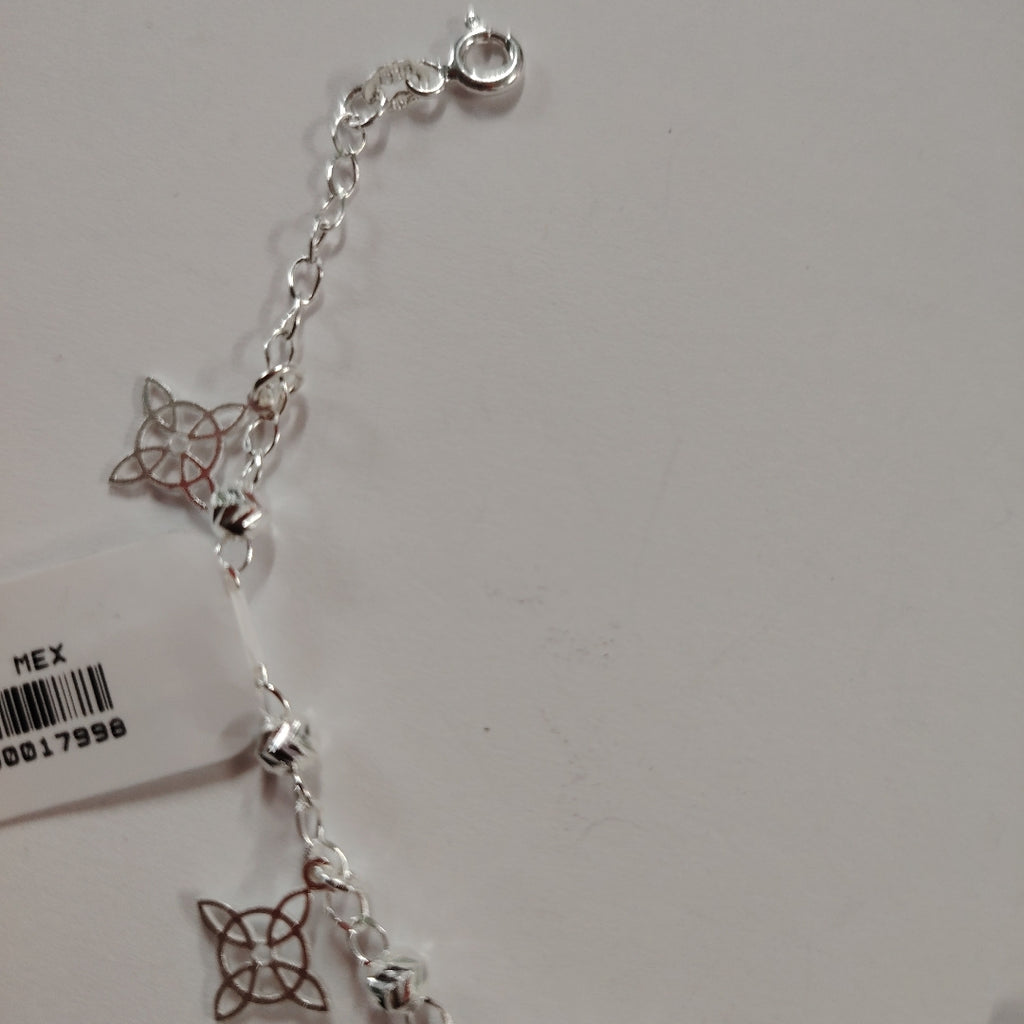 PULSERA TEJIDO ESPECIAL PLATA .925 18 CM 3.2 GR (NUEVO)