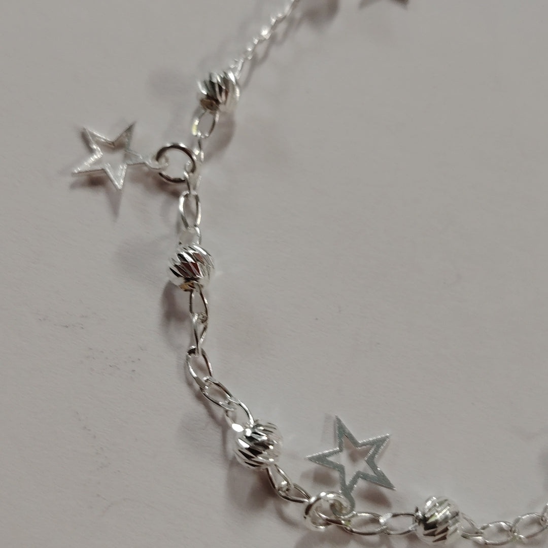 PULSERA TEJIDO ESPECIAL PLATA .925 18 CM 2.7 GR (NUEVO)