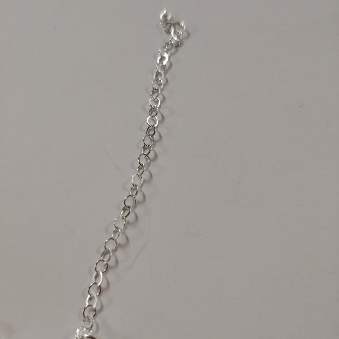 PULSERA TEJIDO INFINITO PLATA .925 18 CM 2.3 GR (NUEVO)