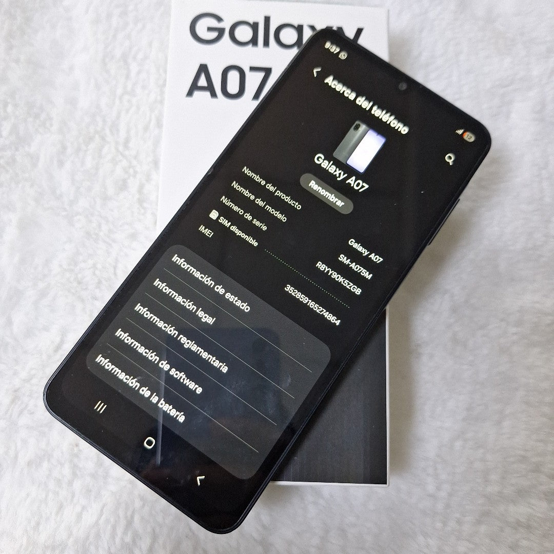 CELULAR SAMSUNG GALAXY A07 SM-A075M (2025) 64 GB 4 GB RAM (SEMINUEVO)