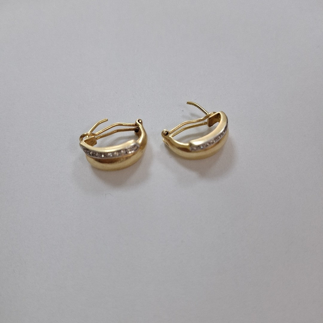ARETES PAR ORO 14 K 7.4 GRMS (SEMINUEVO)