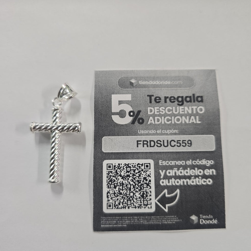 CRUZ PLATA .925 3.2 GR (NUEVO)