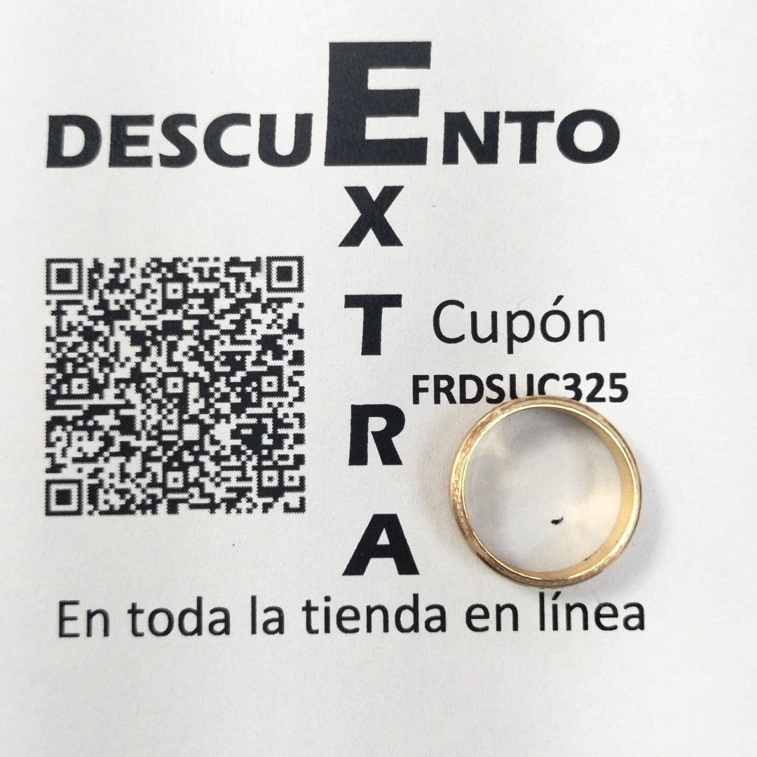 ARGOLLA ORO 14 K 1.6 GRMS (SEMINUEVO)