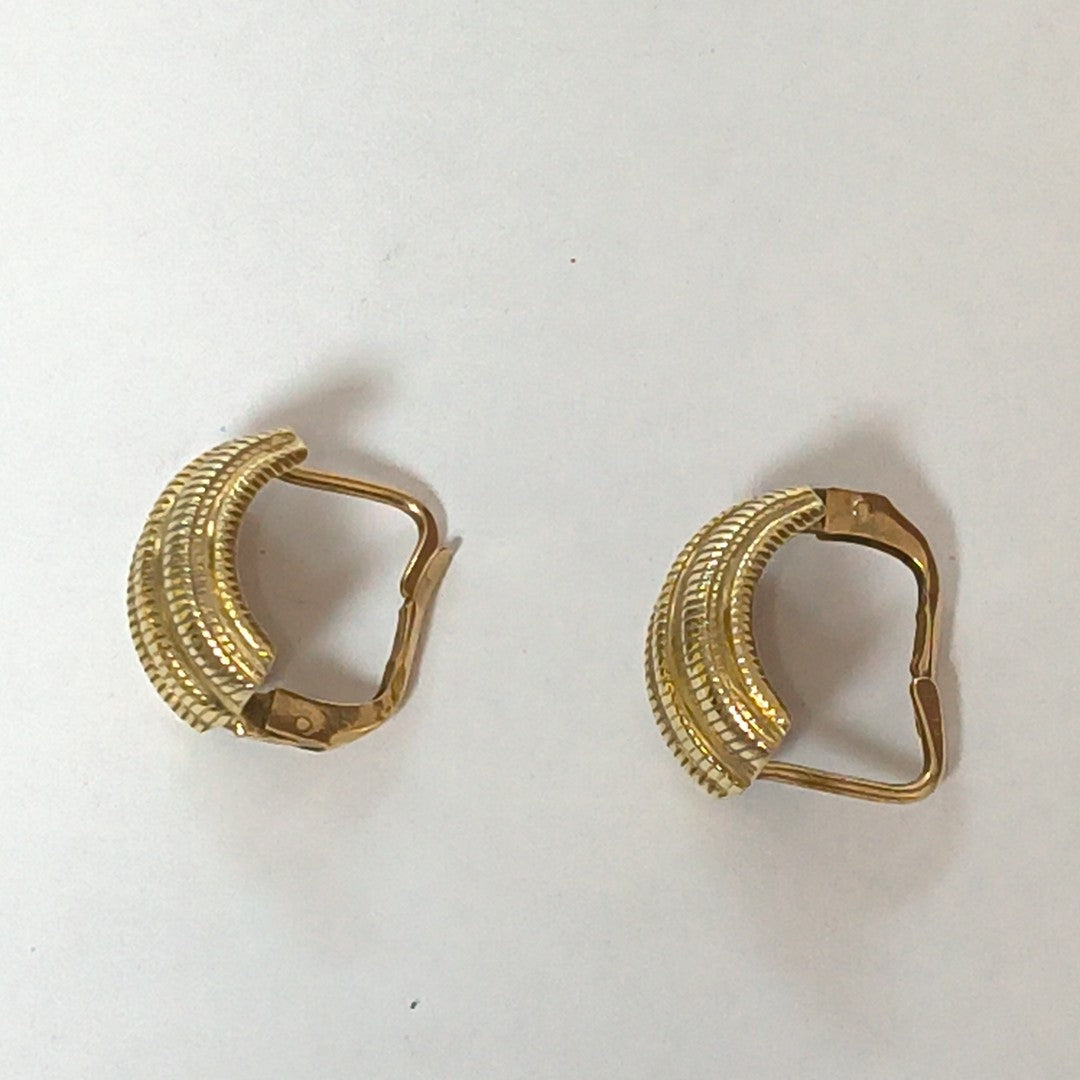 ARRACADAS PAR ORO 10 K 2.1 GRMS (SEMINUEVO)