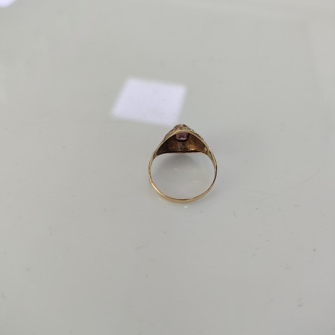 ANILLO DE GRADUACIÓN ORO 8 K 1.6 GRMS (SEMINUEVO)