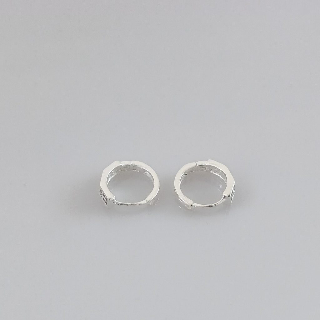 ARRACADAS C/CIRCONIAS PLATA .925 2.5 GR (NUEVO)
