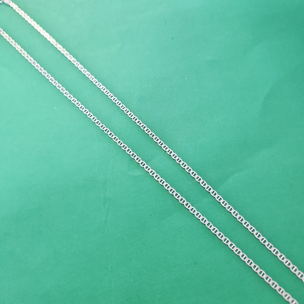 CADENA TEJIDO GUCHI PLATA .925 60 CM 3.9 GR (NUEVO)