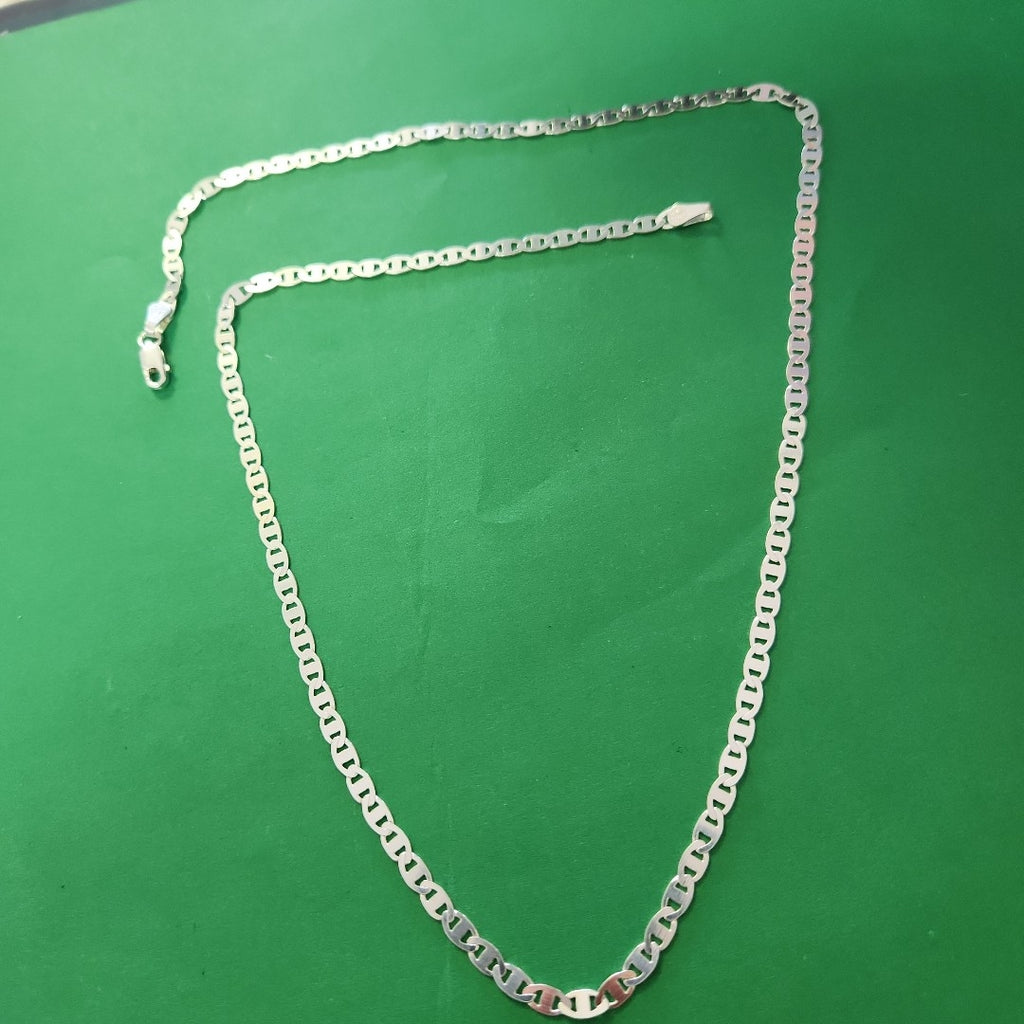 CADENA TEJIDO GUCHI PLATA .925 55 CM 8.3 GR (NUEVO)