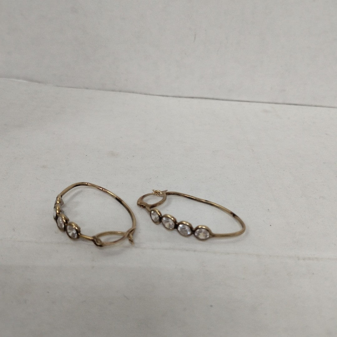 ARRACADAS PAR ORO 10 K 3,80 GRMS (SEMINUEVO)