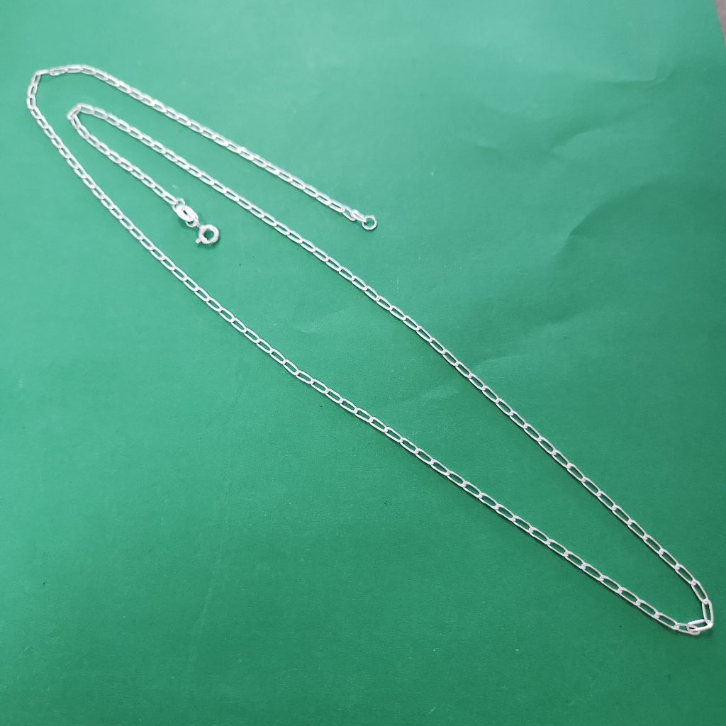 CADENA TEJIDO ESLABONES PLATA .925 60 CM 3 GR (NUEVO)