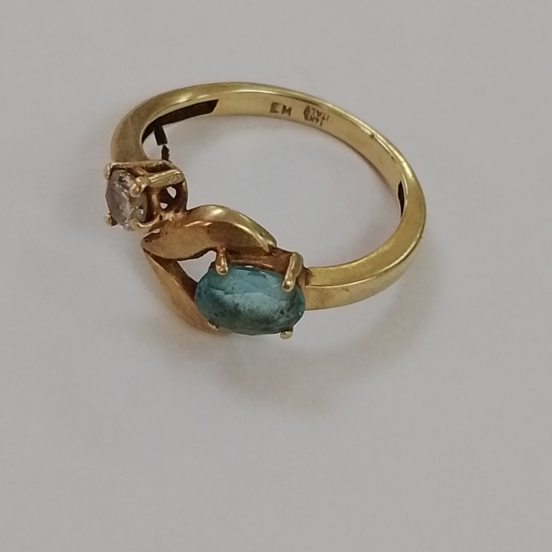 ANILLITO ORO 14 K 3.3 GRMS (SEMINUEVO)