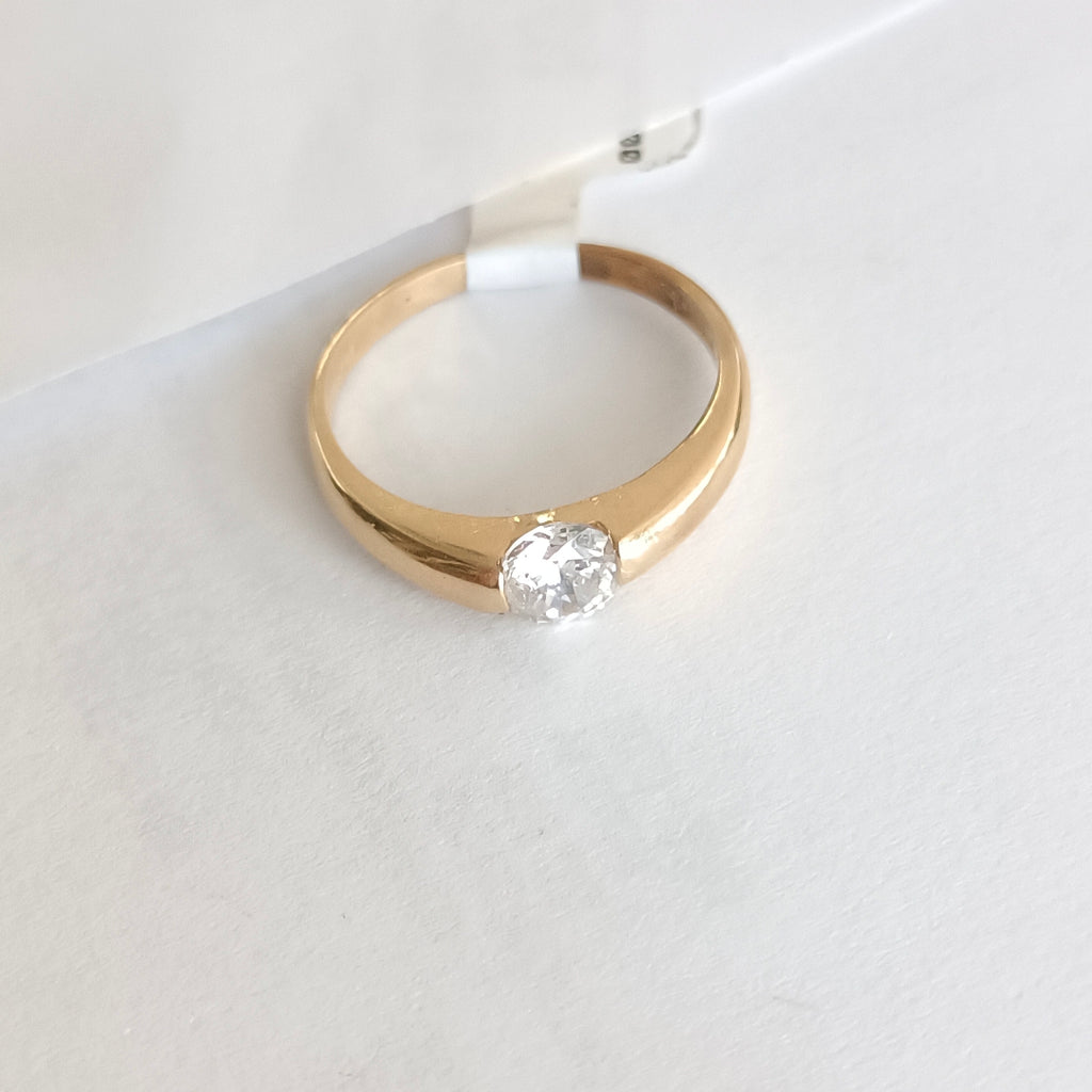 SOLITARIO ORO 14 K 2 GRMS (SEMINUEVO)